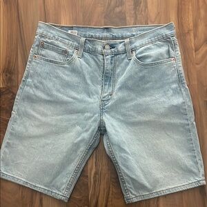 Men's Light Blue Denim Shorts